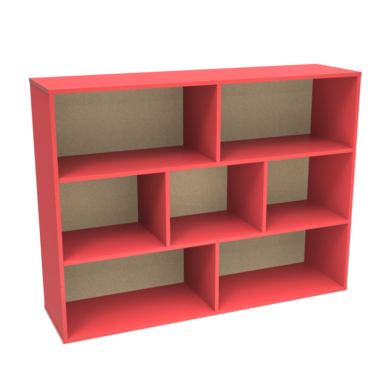 ORGANIZADOR P/MAT. ROJO COMPLETO