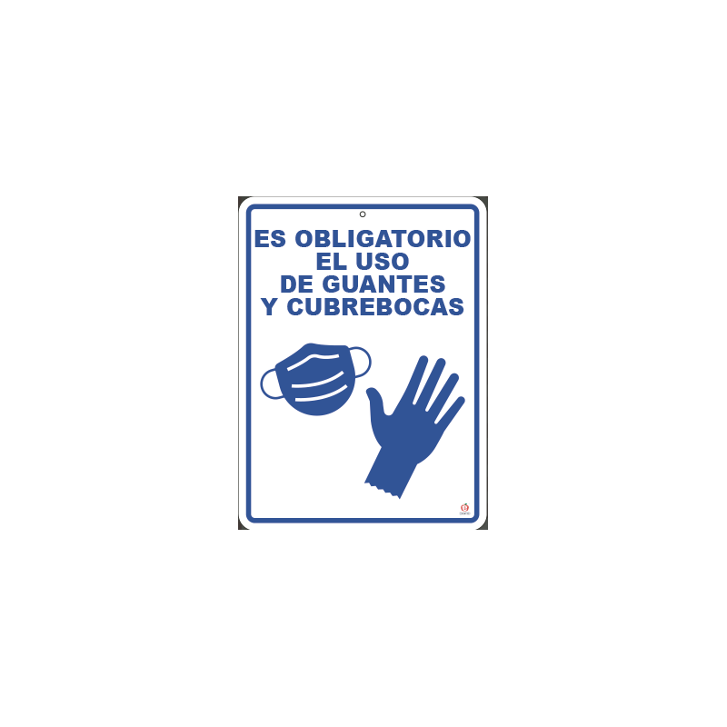 ES OBLIGATORIO EL USO DE GUANTES Y CUBREBOCAS