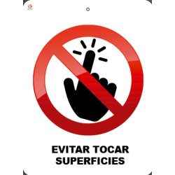 EVITAR TOCAR SUPERFICIES