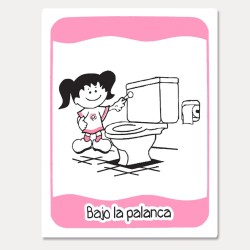 H SEÑAL BAJA LA PALANCA NI?A 1 PZA.