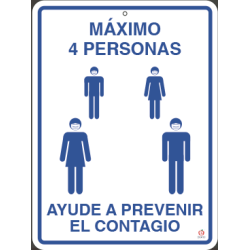 MAXIMO 4 PERSONAS 39 x 29 cm