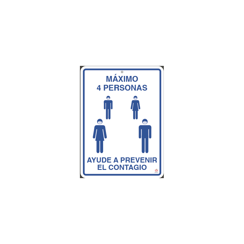 MAXIMO 4 PERSONAS 39 x 29 cm