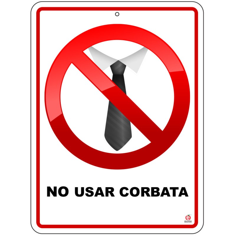 NO USAR CORBATA