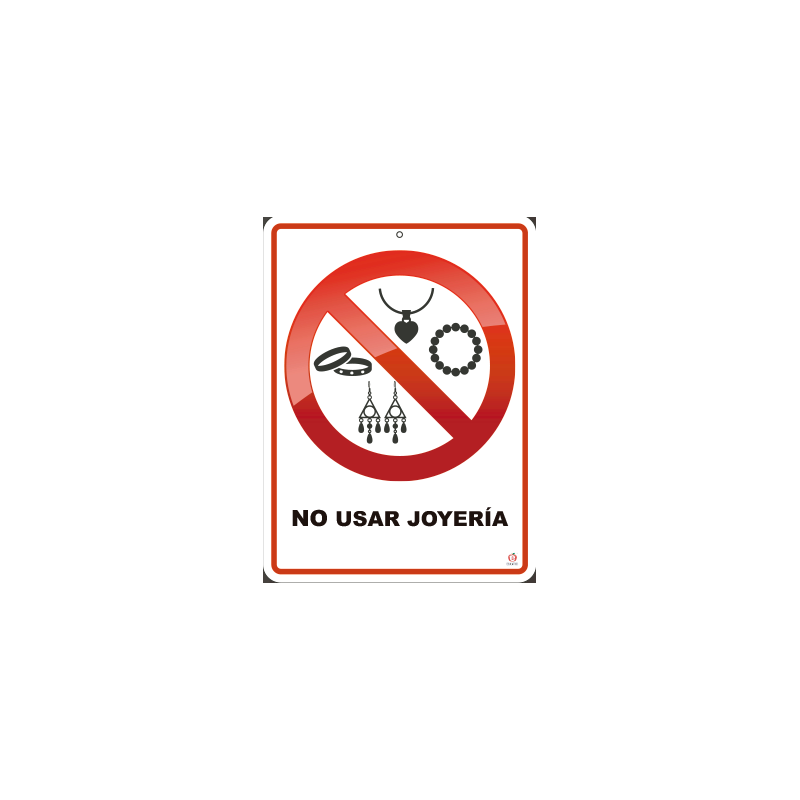 NO USAR JOYERIA