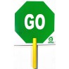 PALETA SIGN STOP/GO 30 X 20 CM