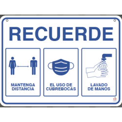 RECUERDE 39 x 29 cm
