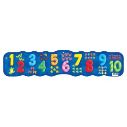 SEÑAL DECORATIVA NUMEROS DEL 1 AL 10 CAL 30 13 X 59 CMS