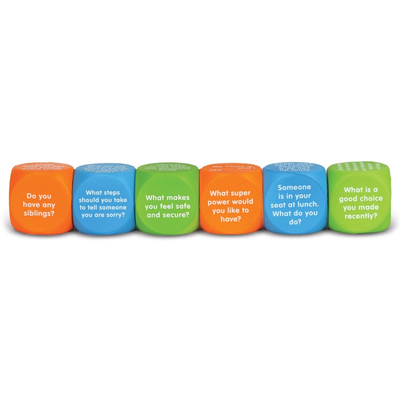 Conversation cubes 6 piezas