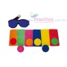 H SENSO DISCO GEOMETRICO 6 PZAS Y