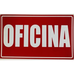 SEÑAL OFICINA 18.5 X 30