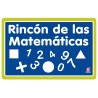 SEÑAL RINCON DE MATEMATICAS 30 X 20 CM APROX. CAL.20
