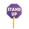 SIGN STAND UP WITH HANDLE 30 X 19.5 CM