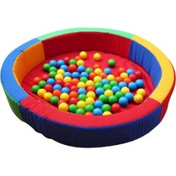 H ALBERCA DE PELOTAS 1.20 MTS CON 100 PELOTAS GRANDES