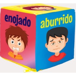 H CUBO DE TELA 20 X  20 EXPRESIONES