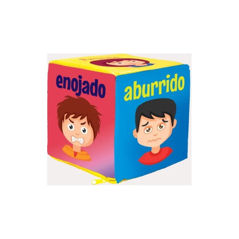 H CUBO DE TELA 20 X  20 EXPRESIONES