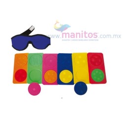 H SENSO DISCO PUNTOS 6 PZAS Y ANTIFAZ