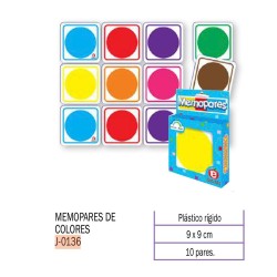 MEMOPARES DE COLORES