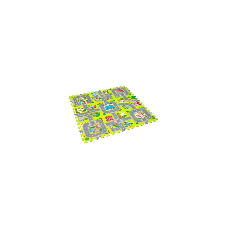 TAPETE EVA METROPOLI (30X30 CM) 9 PZAS