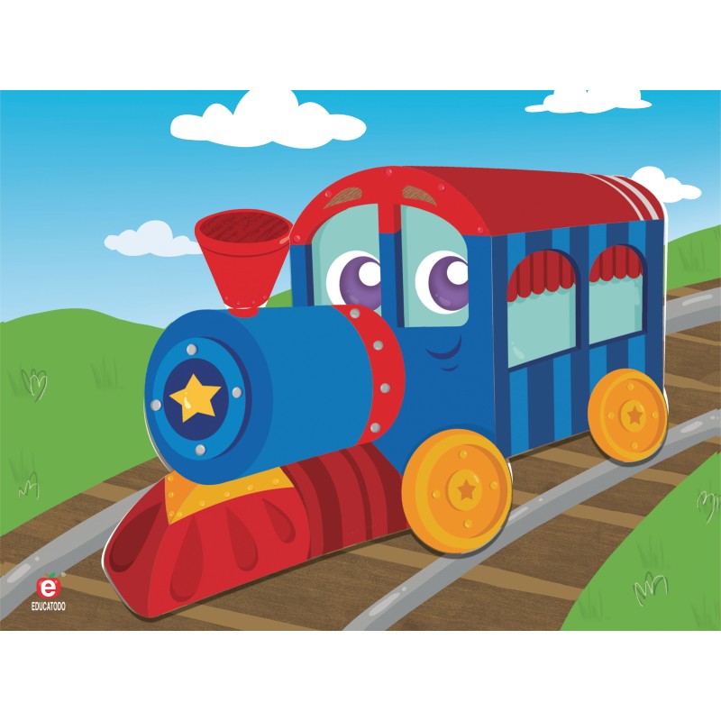 ROMPECABEZAS EL TREN 28 X 21 CM