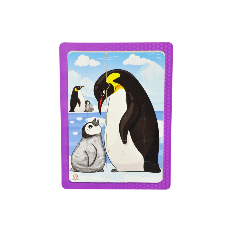 ROMPECABEZAS LOS PINGUINOS C/M GDE. 28 X 21 CM