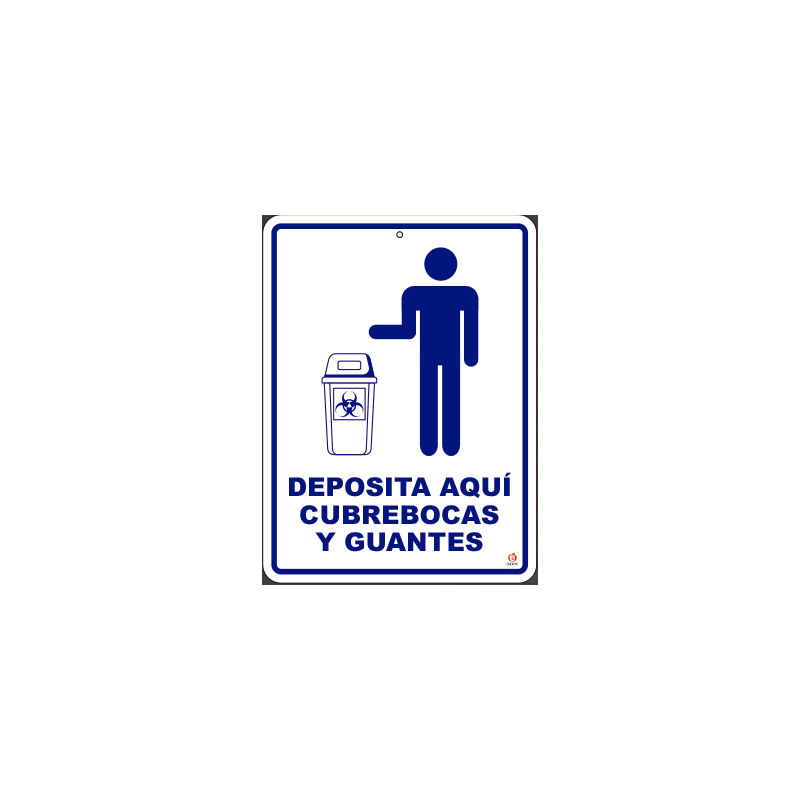 DEPOSITA AQUÍ TU CUBREBOCAS Y GUANTES