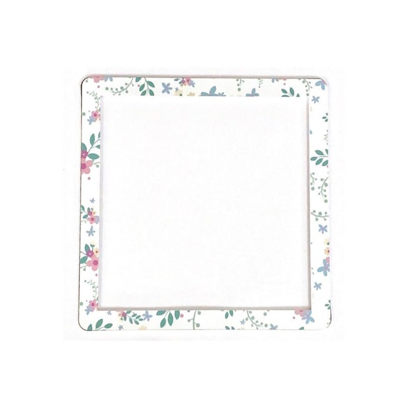 MARCO PARA SELFIE LINEAS VERDES 20 X 20 CM