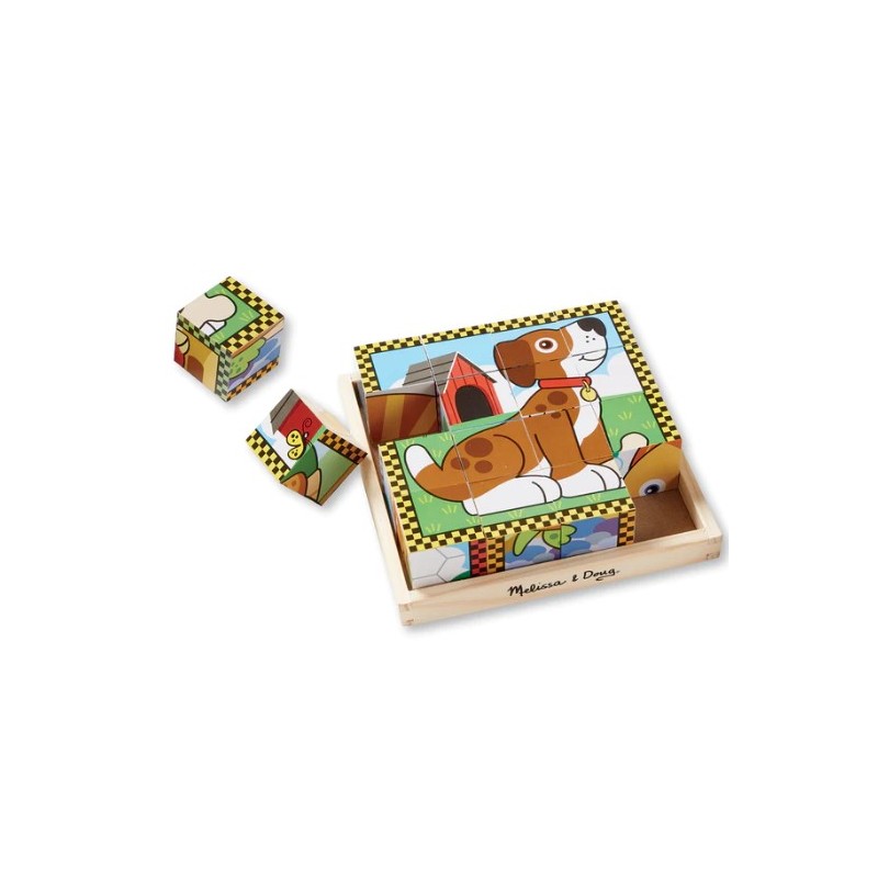 MD ROMPECABEZAS DE CUBOS DE MASCOTAS