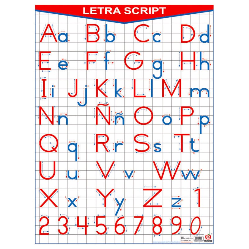 POSTER LETRA SCRIPT