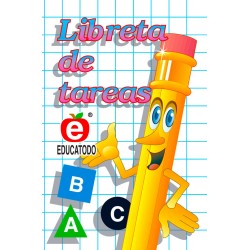 LIBRETA DE TAREAS EDUCATODO ESPAÑOL LAPIZ