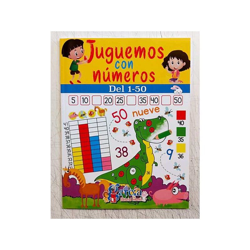 LIBRO DE ACTIVIDADES GARCIA JUGUEMOS C/NUMEROS 1 AL 50