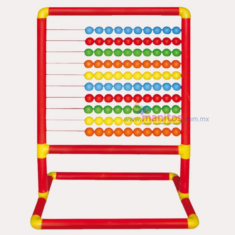H ABACO GIGANTE 10 LINEAS 2'' 130X106CM ESTRUCTURA TUBULAR