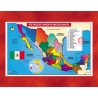 LAMINA REPUBLICA MEXICANA 28x40cm aprox.