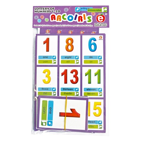LOTTERY OF NUMBERS 1-20 ARCOIRIS