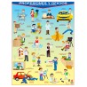 POSTER PROFESIONES Y OFICIOS AZUL