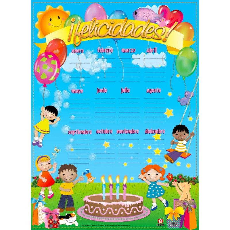 POSTER ¡ FELICIDADES !