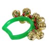 PULSERA DE PLASTICO DOBLE CON CASCABELES